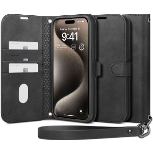 SPIGEN WALLET S PRO BLACK FOR IPHONE 15 PRO