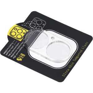 5D FULL GLUE CAMERA TEMPERED GLASS FOR IPHONE 16 PLUS TRANSPARENT