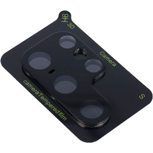 5D FULL GLUE CAMERA TEMPERED GLASS FOR SAMSUNG GALAXY S23 ULTRA BLACK