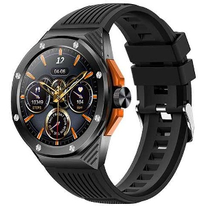 LAMTECH AMOLED 1.46' SMARTWATCH BT5.0 WITH SPORT TRACKING & HEALTH SENSOR BLACK LAM113461