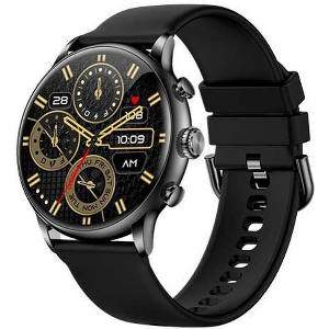 LAMTECH FASHIONABLE & TRENDY SMARTWATCH BT5.2 SUPER AMOLED BLACK LAM113478