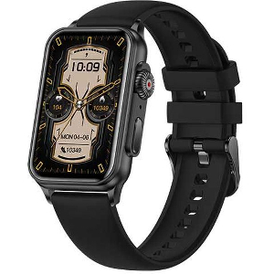 LAMTECH SMART WATCH BT5.1 WITH SPORT TRACKING & HEALTH SENSOR BLACK LAM113522