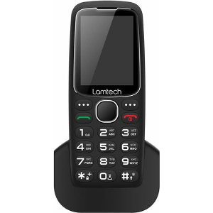ΚΙΝΗΤΟ LAMTECH MOBILE PHONE 2.4' GR DUAL SIM TINY L II WITH DOCK BLACK LAM114437