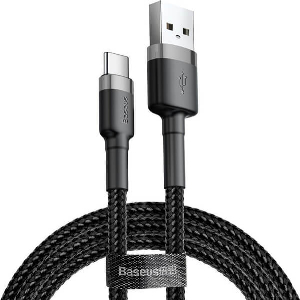 BASEUS CABLE CAFULE USB TYPE-C 2A 3M RED GREY BLACK