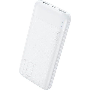 POWER BANK WK 10000MAH 10W USBX2 WHITE WP-01