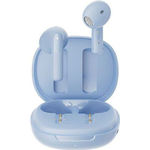 QCY AILYBUDS E20 CLEAR BLUE- HYBRID ANC SEMI-EAR TWS EARBUDS 6MICS 13MM IPX4 BT5.4 35H