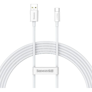 BASEUS SUPERIOR SERIES CABLE USB TO TYPE-C 65W PD 2M WHITE