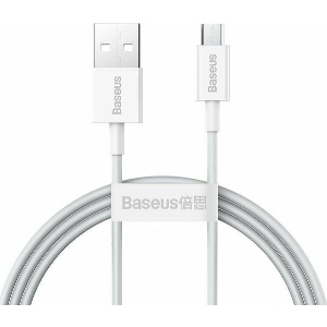 BASEUS SUPERIOR SERIES USB-A TO MICROUSB CABLE 18W 2A 1M WHITE CAMYS-02
