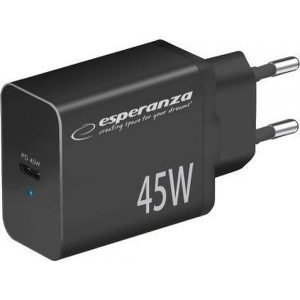 ESPERANZA EZC108K QUICK POWER CHARGER 45W USB-C PD 45W