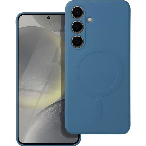 SILICONE MAG COVER CASE COMPATIBLE WITH MAGSAFE FOR SAMSUNG A26 BLUE