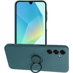 SILICONE RING CASE FOR SAMSUNG A16 5G / A16 4G GREEN