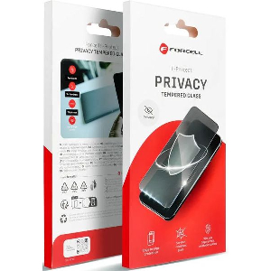 FORCELL PRIVACY GLASS FOR IPHONE 15 PRO BLACK