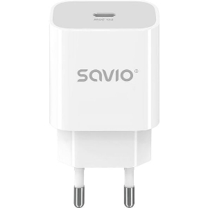 SAVIO LA-09 WALL USB CHARGER WHITE 20W