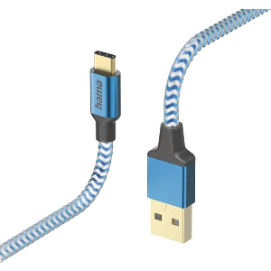 ΚΑΛΩΔΙΟ HAMA 201558 REFLECTIVE ΦΟΡΤΙΣΗΣ/ΔΕΔΟΜΕΝΩΝ USB TYPE-C - USB-A 1.5M