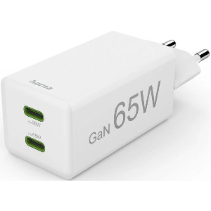 ΤΑΧΥΦΟΡΤΙΣΤΗΣ HAMA 201994 GAN 2X USB-C MINI CHARGER PD 65W