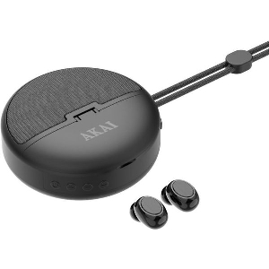 AKAI BTE-J500BT ΑΣΥΡΜΑΤΑ IN-EAR ΑΚΟΥΣΤΙΚΑ ΜΕ ΦΟΡΗΤΟ ΗΧΕΙΟ ΜΕ BLUETOOTH USB AUX TF ΤWS ΚΑΙ HANDSFREE