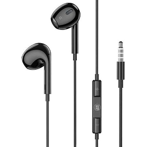 LAMTECH HANDSFREE STEREO 3,5MM JACK WITH MIC BLACK LAM020977