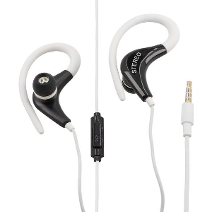 LAMTECH SPORT MOBILE EARPHONES WITH MIC WHITE LAM020229