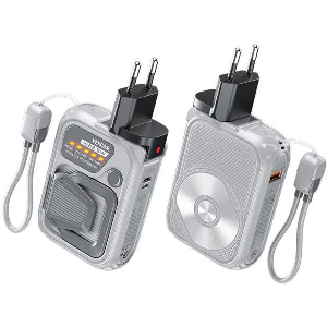 POWER BANK MAGNETIC WIRELESS WK 10000MAH 22,5W PDX1 & QCX1 GRAY WP-89