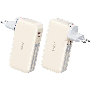 POWER BANK WK 10000MAH 22,5W PDX1 & QC3.0X1 BEIGE WP-46