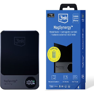POWER BANK 3MK MAGSYNERGY 5000MAH 18W PD + FQI WIRELESS CHARGING BLACK