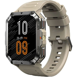 BLACKVIEW MULTI-FUNCT SMARTWATCH WITH FLASHLIGHT COMPASS BT CALL&HEALTH MANAGEMENT KHAKI W70PRO-KH