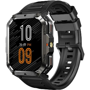 BLACKVIEW MULTI-FUNCTION SMARTWATCH WITH FLASHLIGHT COMPASS BT CALL&HEALTH MANAGEMENT BLACK W70PRO-