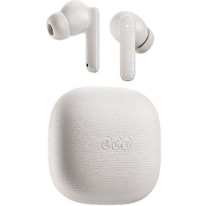QCY BUDS WHITE - NOISE REDUCTION CLEAR CALLS TWS EARBUDS 35H 10MM DYNAMIC DRIVERS