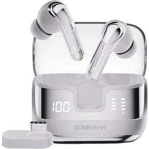 SONICGEAR DUAL MODE 2.4G/BT5.4 SUPERIOR 4MICS ANC/ENC EARPUMP XP2 PLATINUM EPXP2-PL