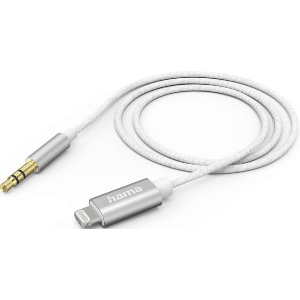 HAMA AUDIO CABLE LIGHTNING - 3.5 MM JACK PLUG 1.0 M WHITE