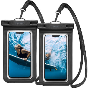 SPIGEN AQUA SHIELD WATERPROOF CASE A601 2 PACK BLACK