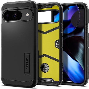 SPIGEN TOUGH ARMOR BLACK FOR GOOGLE PIXEL 9 PRO/PIXEL 9