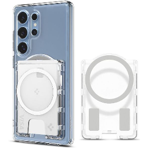 SPIGEN ULTRA HYBRID WALLET MAGSAFE+ CRYSTAL CLEAR FOR SAMSUNG GALAXY S25 SERIES