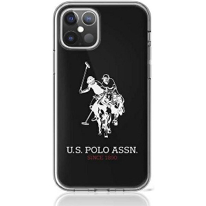 US POLO ORIGINAL FACEPLATE BACK COVER CASE USHCP12MTPUHRBK IPHONE 12 / 12 PRO BLACK