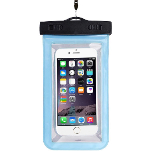 WATERPROOF CASE 175X105MM LIGHT BLUE