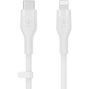 BELKIN BOOSTCHARGE FLEX USB-C CABLE WITH LIGHTNING CONNECTOR 1M WHITE