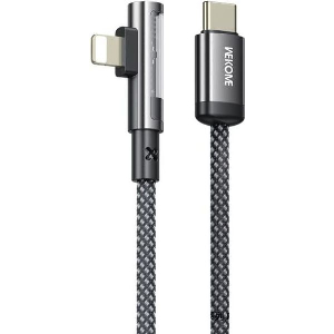 CHARGING CABLE WK 35W PD TYPE-C/I6 BLACK 1M WDC-42