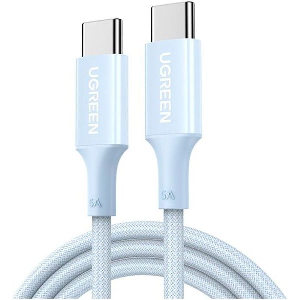 ΚΑΛΩΔΙΟ ΦΟΡΤΙΣΗΣ UGREEN L502 65253 USB-C ΣΕ USB-C PD 100W 1M ΜΠΛΕ