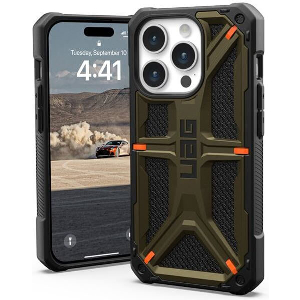 UAG MONARCH KEVLAR ELEMENT GREEN FOR IPHONE 15 PRO