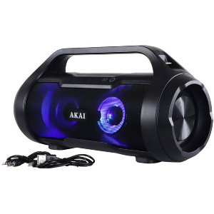 AKAI ABTS-50 IPX-5 WATERPROOF PORTABLE BLUETOOTH SPEAKER 30W WITH TWS / USB / SD / AUX-IN / IPX5