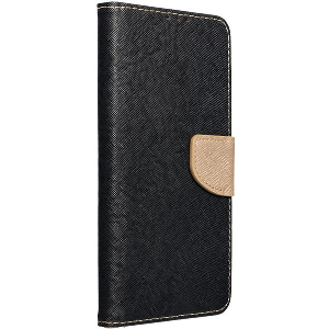 ΘΗΚΗ FANCY BOOK CASE FOR SAMSUNG S24 ULTRA BLACK / GOLD
