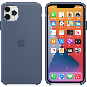 APPLE MX032 IPHONE 11 PRO MAX SILICONE CASE ALASKAN BLUE