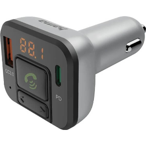 HAMA 14169 FM TRANSMITTER WITH BLUETOOTH AND HANDS-FREE FUNCTION