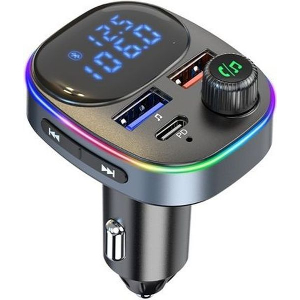 PHILIPS DLP5531NB/GRS FM TRANSMITTER ΑΥΤΟΚΙΝΗΤΟΥ ΜΕ TYPE-C ΚΑΙ USB