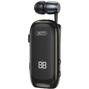 XO BE51 IN-EAR BLUETOOTH ΑΚΟΥΣΤΙΚΟ ΜΕ ΕΠΕΚΤΕΙΝΟΜΕΝΟ ΚΑΛΩΔΙΟ ΣΕ ΜΑΥΡΟ ΧΡΩΜΑ