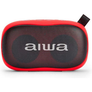 AIWA PORTABLE BLUETOOTH SPEAKER RMS 10W RED BS-110RD
