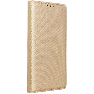 SMART CASE BOOK FOR IPHONE 15 PRO GOLD