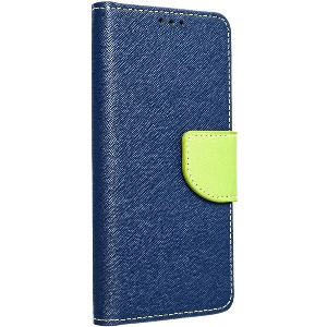 FANCY BOOK CASE FOR XIAOMI REDMI NOTE 14 5G NAVY / LIME