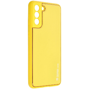 FORCELL LEATHER CASE FOR SAMSUNG GALAXY S21 PLUS YELLOW
