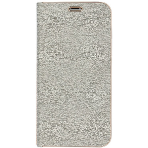 FORCELL LUNA BOOK FLIP CASE GOLD FOR HUAWEI P20 LITE SILVER